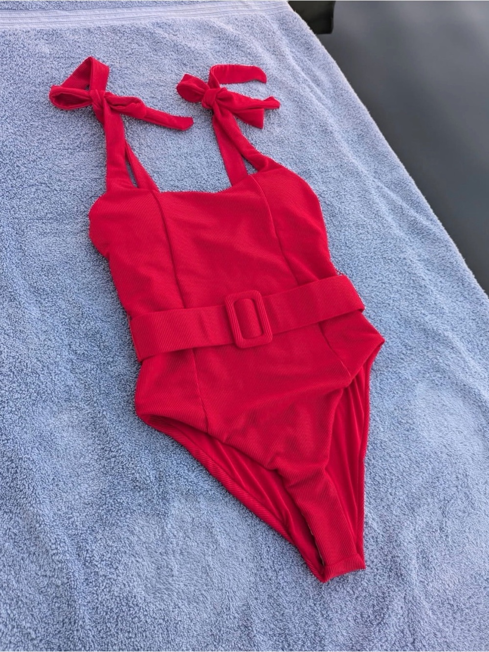 Beach Riot Sydney One Piece in Red - Size S